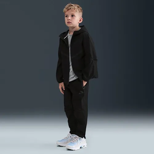 Nike Dri-FIT Little детские 2-Piece Full-Zip Tech Woven набор цвет черный