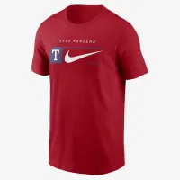 Texas Rangers Team Swoosh Lockup чоловічі Nike MLB футболка колір червоний