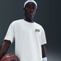 Nike чоловічі баскетбольні футболка колір сірий