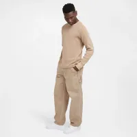 Nike Life чоловічі Heavyweight Waffle Long-Sleeve Top колір коричневий