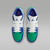 Nike Air Jordan 1 Low Big детские Кроссовки цвет белый