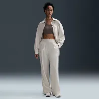 Nike 24.7 PerfectStretch женская Dri-FIT С высокой Талией Loose Wide-Leg Pants цвет коричневый