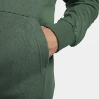 Nike Club Fleece мужские Patch Pullover Толстовка с капюшоном цвет зеленый