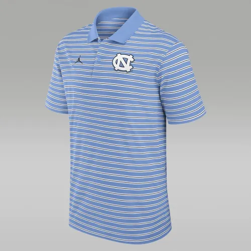 North Carolina Tar Heels Primetime Victory Striped мужские Nike Dri-FIT College Polo синий
