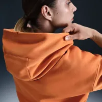 Club Америка Phoenix Fleece Special Edition женская Nike Soccer оверсайз Pullover Толстовка с капюшоном Orange