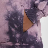 Nike Sportswear Club Fleece Big дитячі Толстовка з капюшоном колір фіолетовий