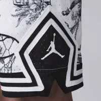 Nike Jordan Dri-FIT Big детские MJ Printed Sport Diamond шорты цвет белый