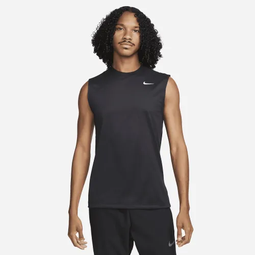 Nike Dri-FIT Legend чоловічі Sleeveless Fitness футболка колір чорний