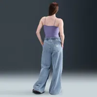 Nike Sportswear Chill Knit жіноча Tight Cami Tank колір фіолетовий