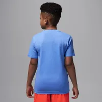 Nike Jordan Big дитячі Air Stretch футболка блакитний