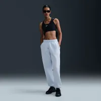 Nike Sportswear Phoenix Fleece женская С высокой Талией оверсайз Sweatpants синий