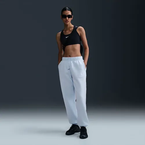 Nike Sportswear Phoenix Fleece женская С высокой Талией оверсайз Sweatpants синий