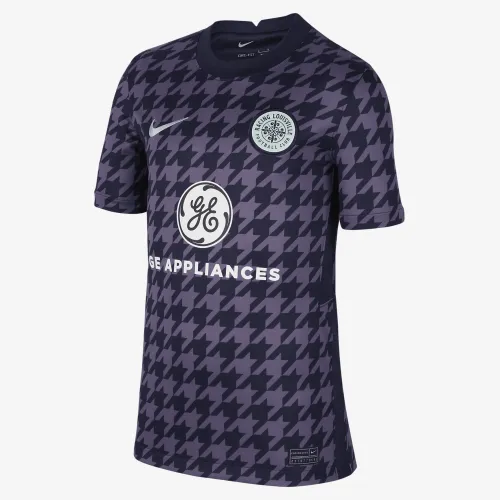 Racing Louisville FC 2023 Stadium Home Big детские Nike Dri-FIT Soccer Jersey цвет фиолетовый