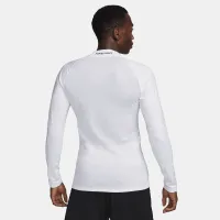 Nike Pro мужские Dri-FIT Warm Long-Sleeve Fitness Mock цвет белый