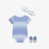 Nike Baby (3-6M) Ombre Stripe 3-Piece Box набор цвет фиолетовый