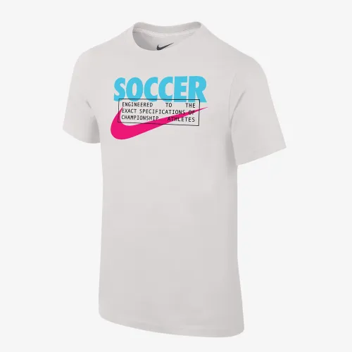 Nike Sportswear Big Kids' (Boys') Soccer T-Shirt White