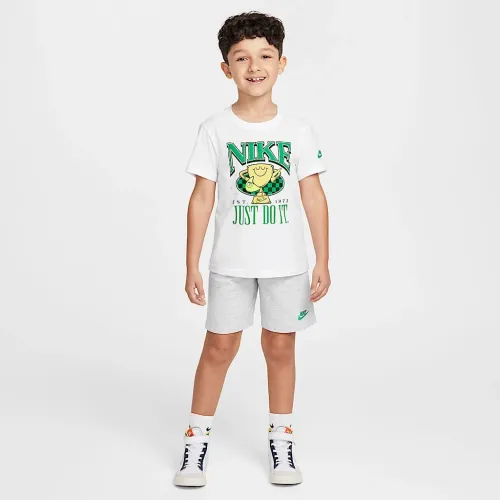 Nike Little дитячі Ace Your Game 2-Piece Jersey шорти комплект колір сірий