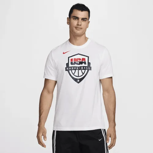 USAB чоловічі Nike Dri-FIT баскетбольні футболка колір білий