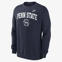 Penn State Nittany Lions Legacy Classic Arch Over Logo мужские Nike College Pullover Crew синий