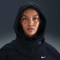 Nike City Knit Hood колір чорний