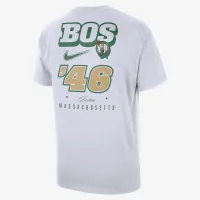 Boston Celtics Courtside мужские Nike NBA футболка цвет белый