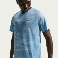 Nike Stride мужские Dri-FIT ADV Short-Sleeve Running Top синий