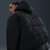 Nike Sportswear Classic женская Therma-FIT Loose Matte Puffer (большие размеры) цвет черный