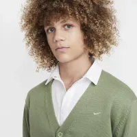 Nike Sportswear Metro Ground Big детские Cardigan цвет зеленый