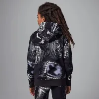 Nike Jordan MVP Big дитячі Fleece Printed Pullover Толстовка з капюшоном колір чорний