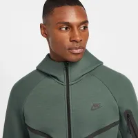 Nike Tech мужские Fleece Windrunner Full-Zip Куртка цвет зеленый