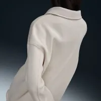 Nike Sportswear Phoenix Fleece женская оверсайз Shirt Куртка цвет коричневый