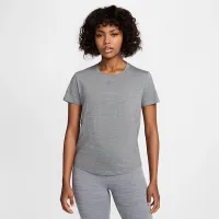 Nike One Classic жіноча Dri-FIT Short-Sleeve Top колір сірий