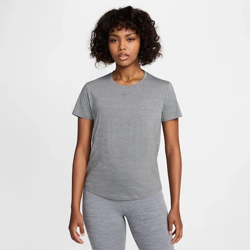 Nike One Classic жіноча Dri-FIT Short-Sleeve Top колір сірий