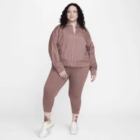 Nike Sportswear Essential женская оверсайз Bomber Куртка (большие размеры) цвет фиолетовый