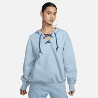Nike Serena Williams Design Crew жіноча Fleece Pullover Толстовка з капюшоном блакитний