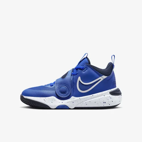 Nike Team Hustle D 11 Big детские баскетбольные Кроссовки синий