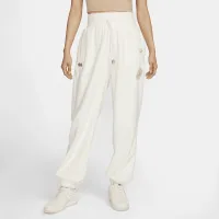 Nike Naomi Osaka Phoenix Fleece жіноча З високою талією оверсайз Pants колір коричневий