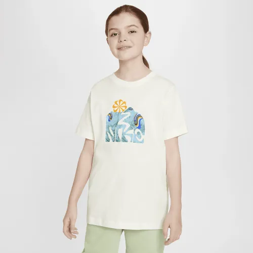 Nike Sportswear Big дитячі футболка колір білий