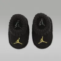 Nike Jordan Baby (0-6M) Chunky Knit Hat and Booties набор цвет черный