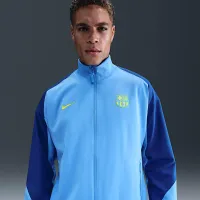 FC Barcelona Strike Fourth чоловічі Nike Dri-FIT Soccer Anthem Куртка блакитний
