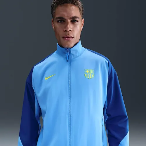 FC Barcelona Strike Fourth чоловічі Nike Dri-FIT Soccer Anthem Куртка блакитний