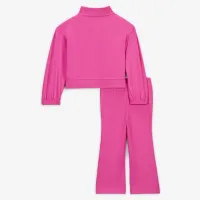 Nike Game, Swoosh, Match! Baby Quarter-Zip Ribbed Top and лосины набор Pink