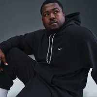 Nike Solo Swoosh мужские Cuffed Fleece Pants цвет черный
