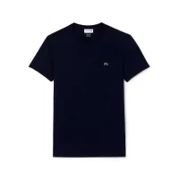 Футболка Lacoste Crew Neck Pime хлопковыеJersey TH6709-166 - Синяя