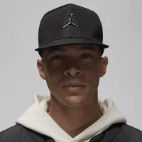 Nike Jordan Metal Jumpman Big детские Flat Brim Cap цвет черный