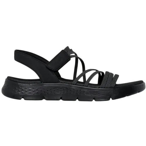 Кросівки Сандалі Жіночі Skechers GO WALK Flex Sandal - Emma (141473-BKGY)