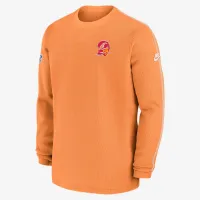 Tampa Bay Buccaneers Logo Coach Men’s Nike NFL Long-Sleeve Top Orange