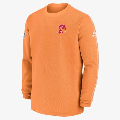 Tampa Bay Buccaneers Logo Coach Men’s Nike NFL Long-Sleeve Top Orange