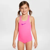 Nike Swim Essential Little детские (Girls') Racerback 1-Piece Swimsuit Pink