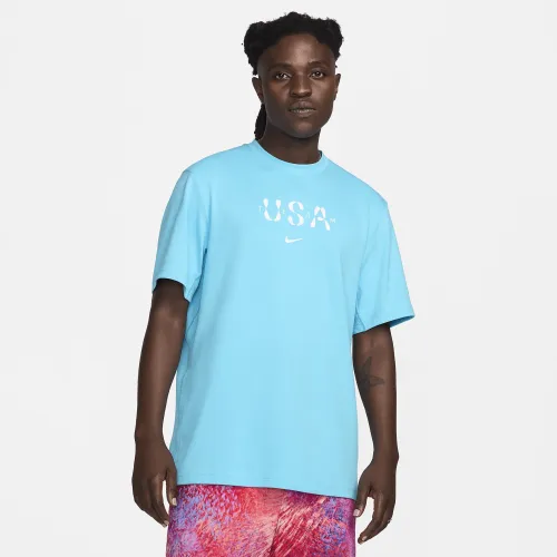 USA Primary чоловічі Nike Dri-FIT Short-Sleeve Top блакитний